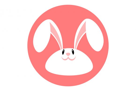 Download Cartoon Pink and White Rabbit - White rabbit Collection