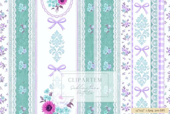 Download Lace Floral Damask Sublimation Pattern - Damask Collection
