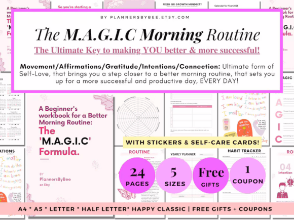 Download Self-Care Routine Printable, Self-Love - Premium Bundle